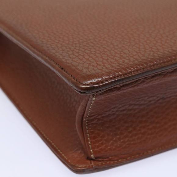 BURBERRY Hand Bag Leather Brown Auth ti1869 - Picture 11 of 16